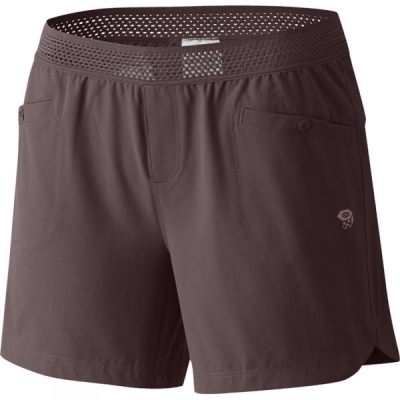 Pantalones Cortos Mountain Hardwear Right Bank Scrambler Mujer Marrones Oscuro - Chile BNO725463